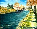 Canal à Portiragnes de Christian Escudier dit Capélou